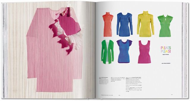 A linha "Pleats Please" continua a ser um bestseller da marca devido ao seu conforto e elegância