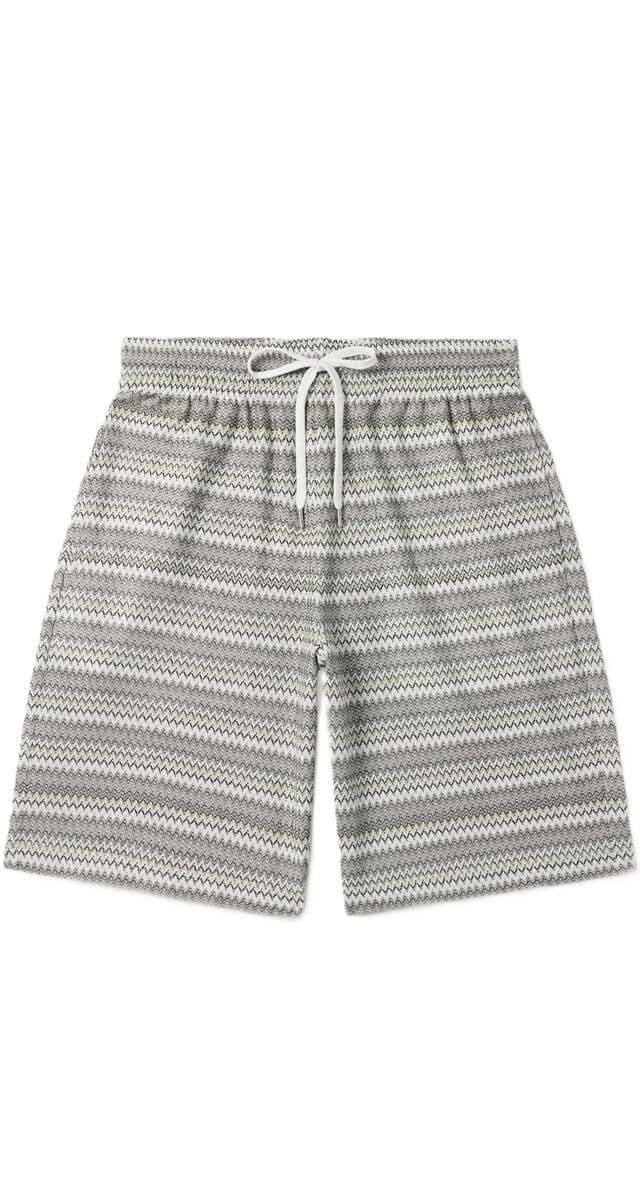 Calções em crochet de algodão, €650, Missoni.