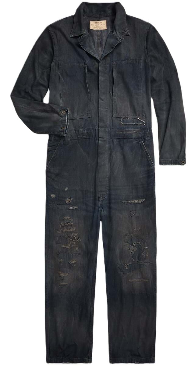 Macacão em ganga, €725, Ralph Lauren.