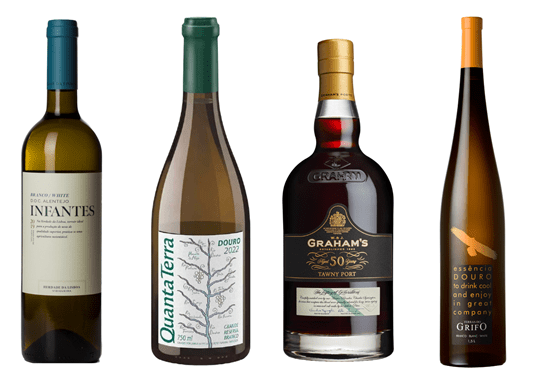 4 vinhos e as suas histórias: há três do Douro, mas um Porto e dois brancos, e ainda um representante do Alentejo