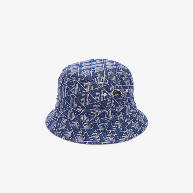 Chapéu bucket em jacquard com monograma de assinatura reversível, €80, Lacoste