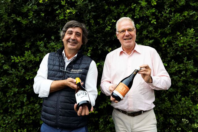 A dupla Quanta Terra, Celso Pereira e Jorge Alves.