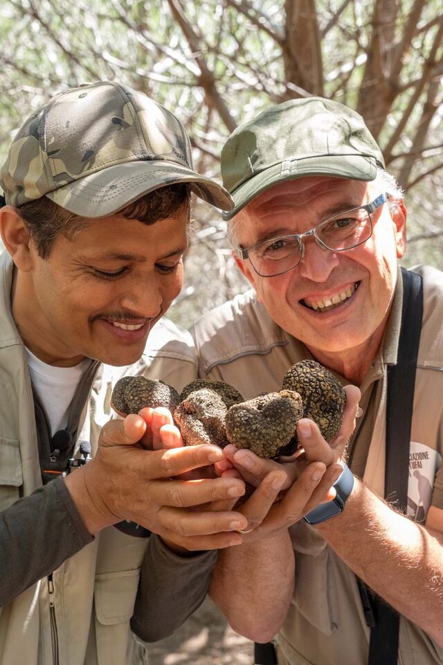 Há mais trufas por lá. "30 metros quadrados onde já apanhámos 10kg".