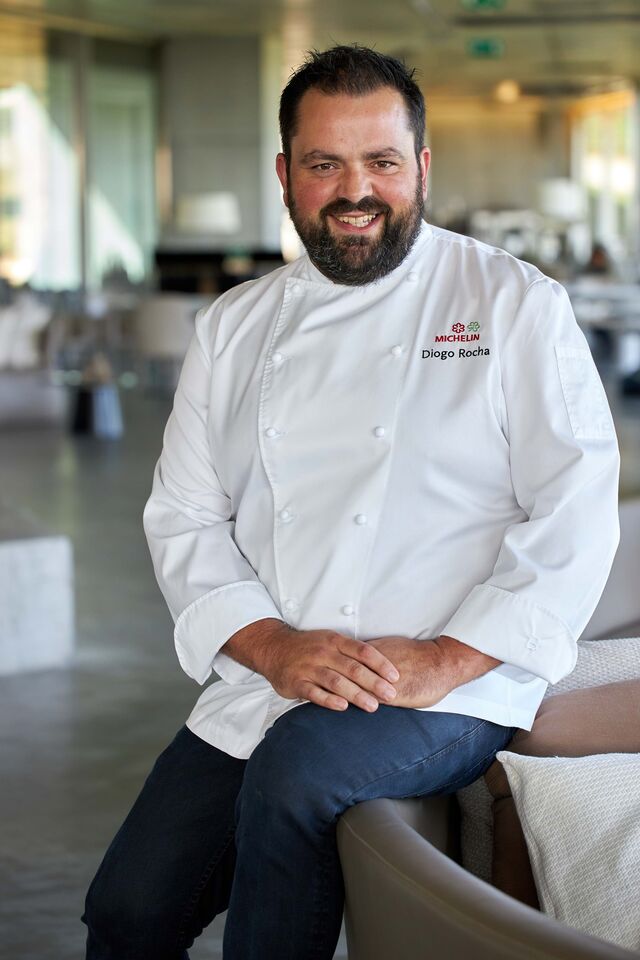 Chef Diogo Rocha, responsável pelo Mesa de Lemos.