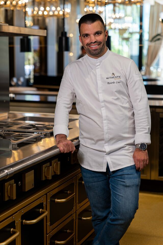 O chef, Ricardo Luz.