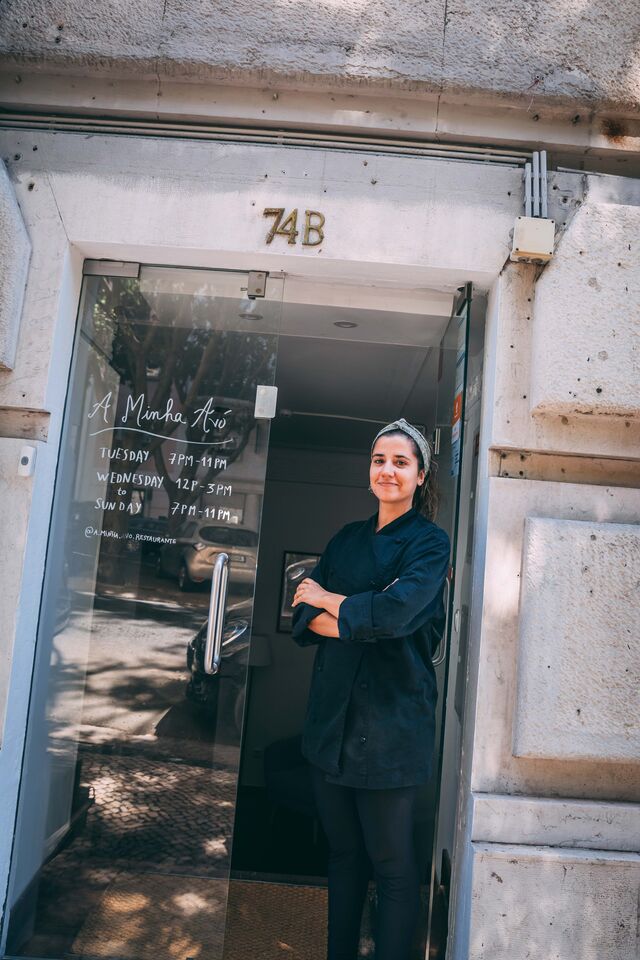 A chef do restaurante, Carina Monteiro.