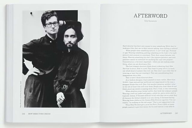 O realizador Wim Wenders com o designer Yohji Yamamoto