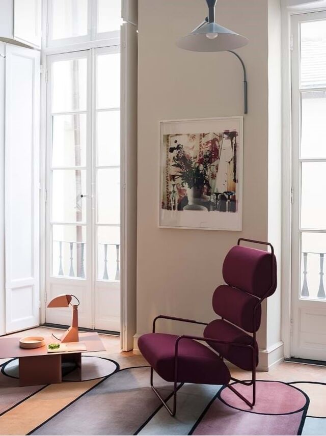 Reedição da cadeira Sancarlo, um design original de 1982 da autoria de Achille Castiglioni