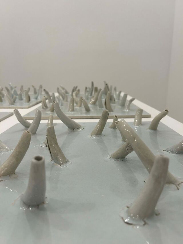 Set of Spouts, a obra em porcelana onde se reúnem bicos de antiquíssimos bules de chá.