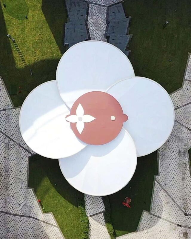 A vista de cima do novo espaço.