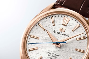 Grand Seiko lança uma edição limitada em ouro rosa 18 quilates