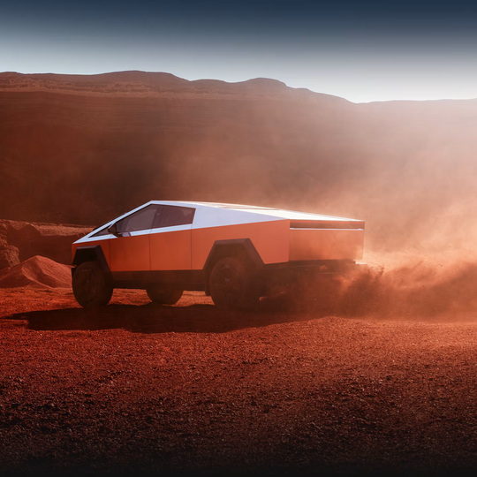Tesla Cybertruck em exposição em Portugal 