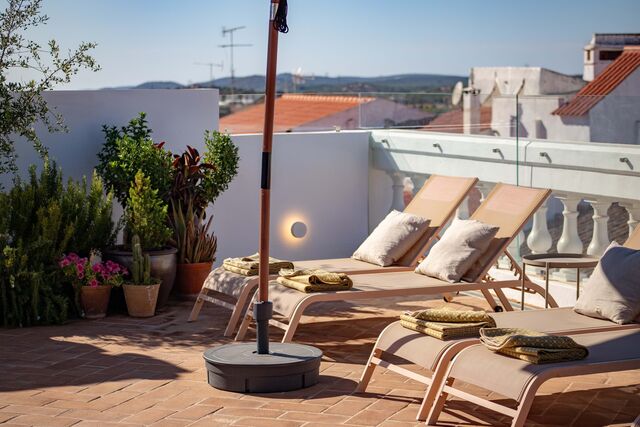 Terraço do hotel