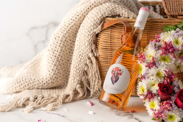 O novíssimo vinho Herdade Grande Rosé.