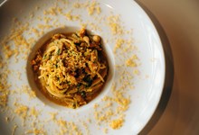 Receita: Spaghetti com Lingueirões e Bottarga do chef Nelson Soares 