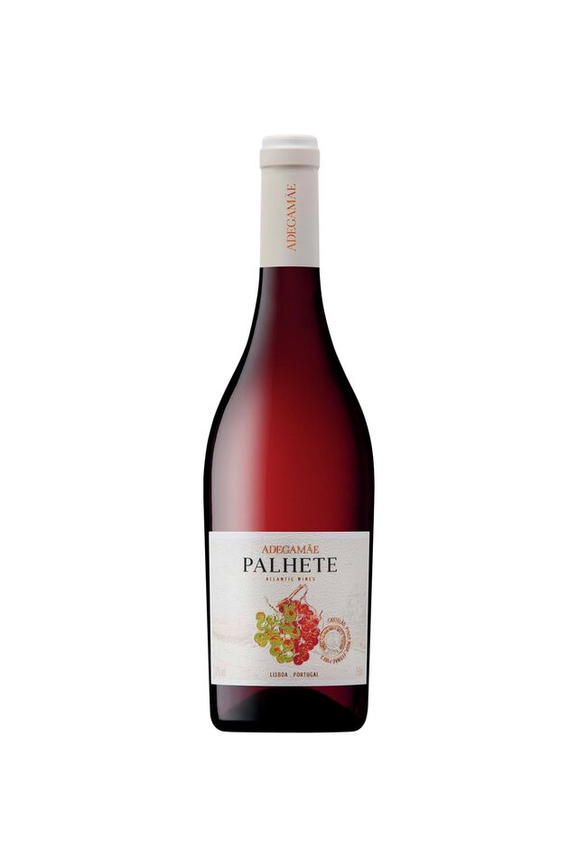 O palhete é feito de Castelão, Pinot Noir e Fernão Pires.