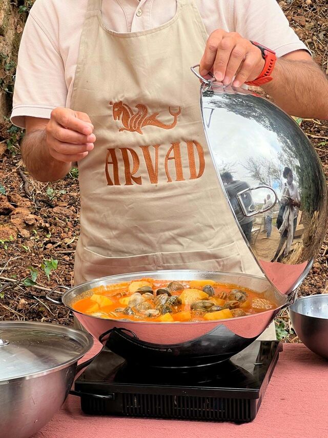 Os Almoços na Casa do Rio incluem um showcooking de cataplana