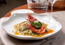 Receita: Pargo e carabineiro corado com arroz cremoso de algas do Pico e salicórnias da ria do chef José Gala