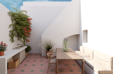 Dos sets de desfiles de moda de Paris para os interiores de casas no Algarve