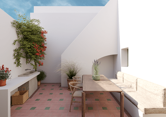 Dos sets de desfiles de moda de Paris para os interiores de casas no Algarve