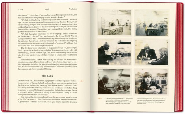 O livro conta como foi filmada a cena "The Talk", a famosa conversa em Hallorann explica a Danny, com apenas seis anos, as suas capacidades telepáticas