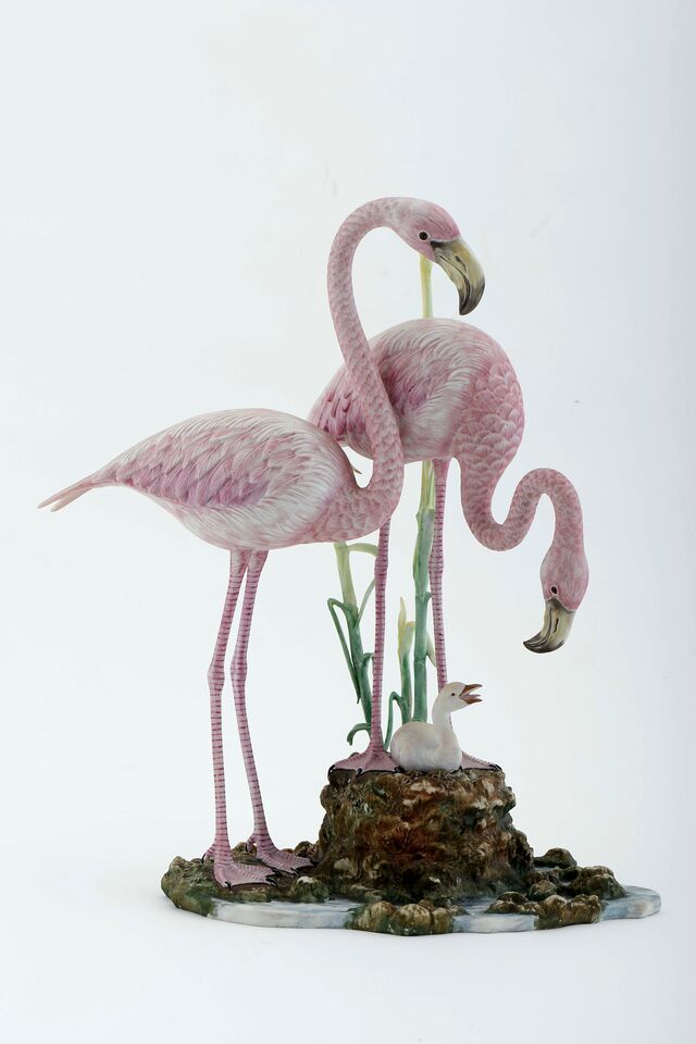 As peças da curadoria, como é o caso da "Flamingos", estarão em exposição a partir de dia 23 de outubro, na Sala Branca, do Teatro da Vista Alegre.