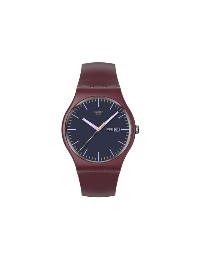 Relógio Burgundy Berry, €90, Swatch.
