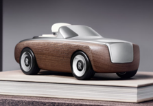 Um Rolls-Royce na mesa de centro