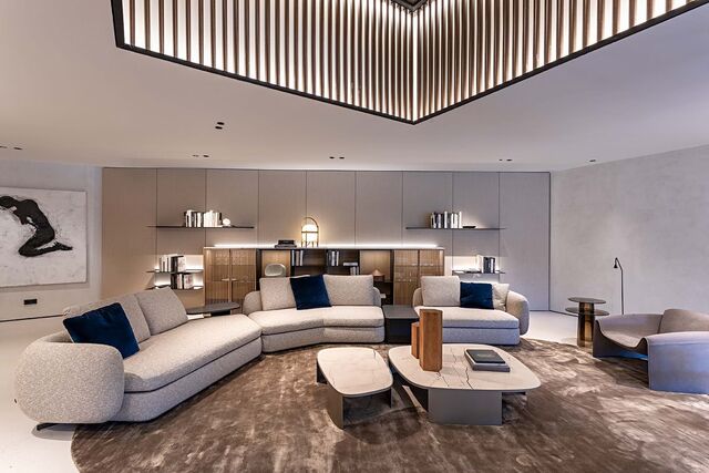 A Poliform propõe um conceito de decoração 360º, onde funcionalidade e estética coexistem de forma harmoniosa.