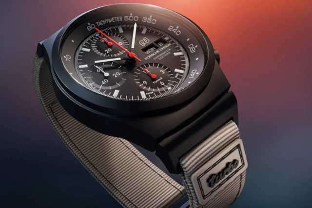 O Porsche Design Chronograph I – 50 Years 911 Turbo Edition tem edição limitada a 500 peças