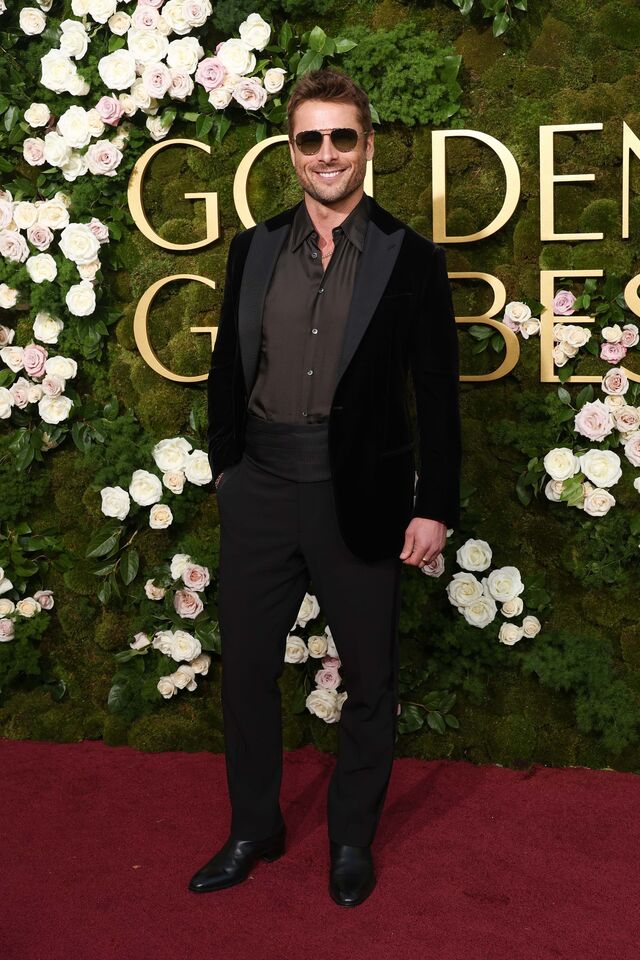 Glen Powell em Giorgio Armani