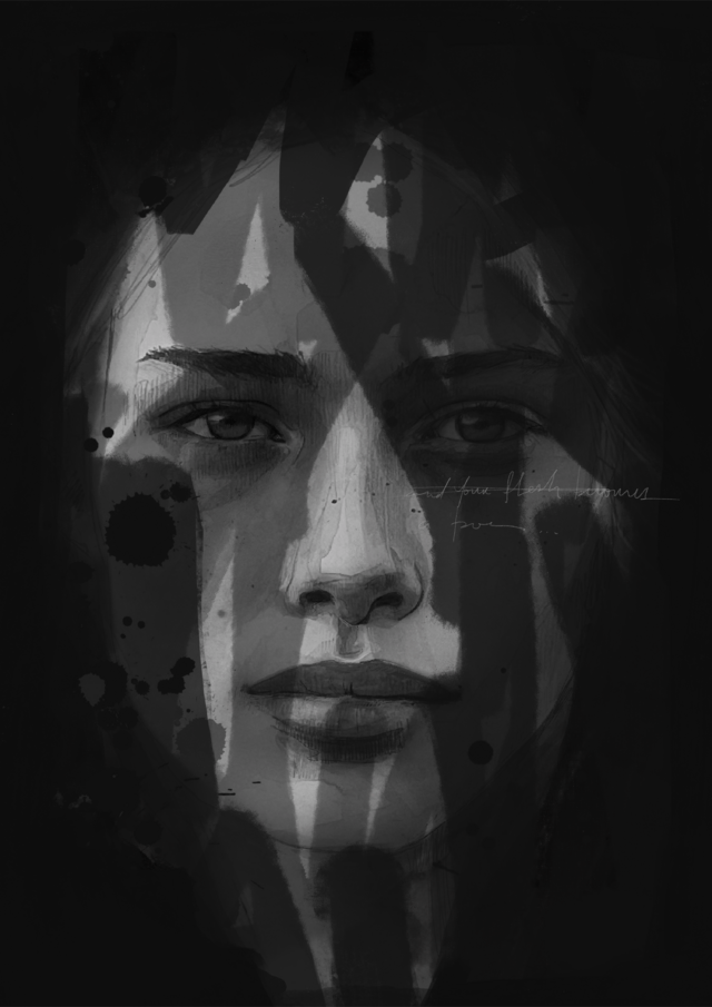 Com a sua estética urbana e uma abordagem profundamente introspectiva, a artista leva-nos a um universo onde o instinto, a ausência e a dualidade coexistem.