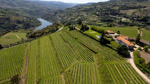 A vista sobre o Douro.