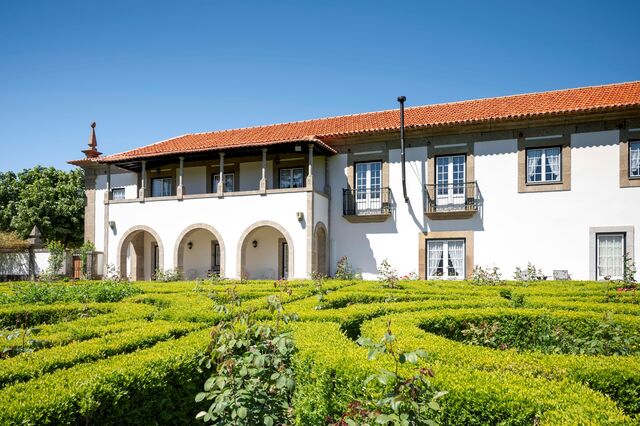 As arcadas da Quinta de Guimarães.
