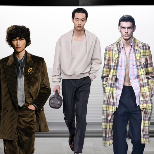 5 tendências da moda masculina para 2025. Um olhar sobre os desfiles recentes