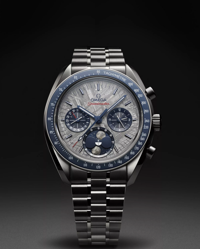 Omega Speedmaster Moonphase Meteorite