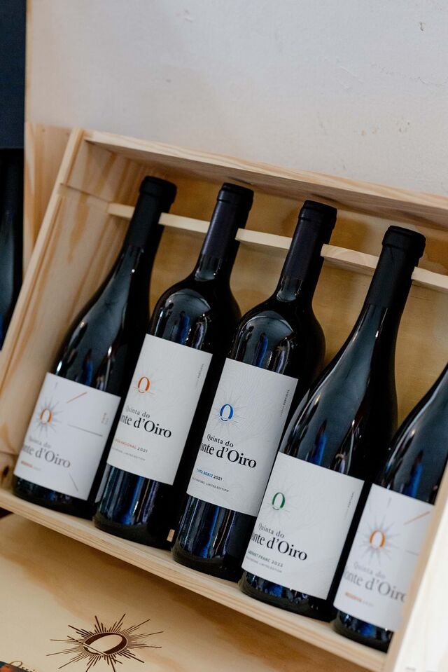 Vinho de Quinta do Monte d’Oiro.