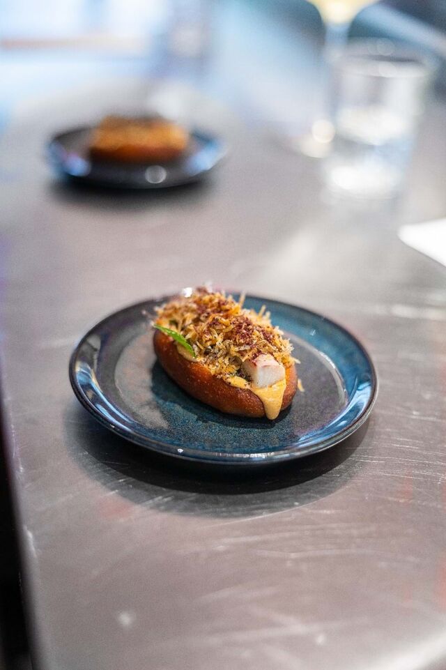 Um dos pratos da autoria do chef Rafael Santos.