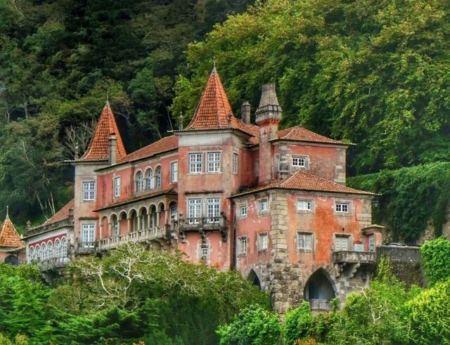 O palacete.