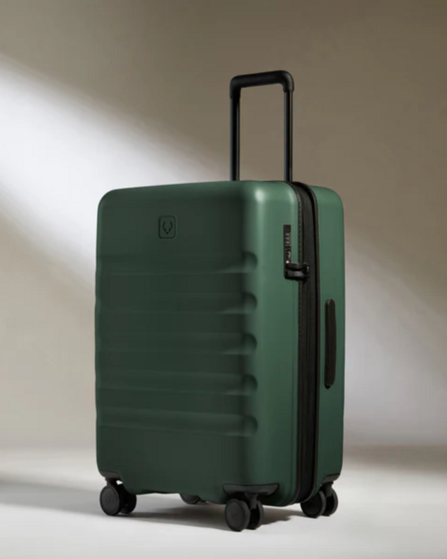 Antler, Medium Suitcase in Antler Green, €260.