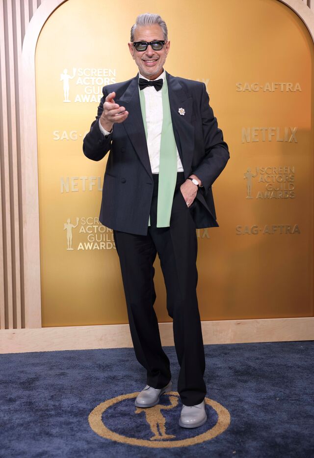 Jeff Goldblum em Prada