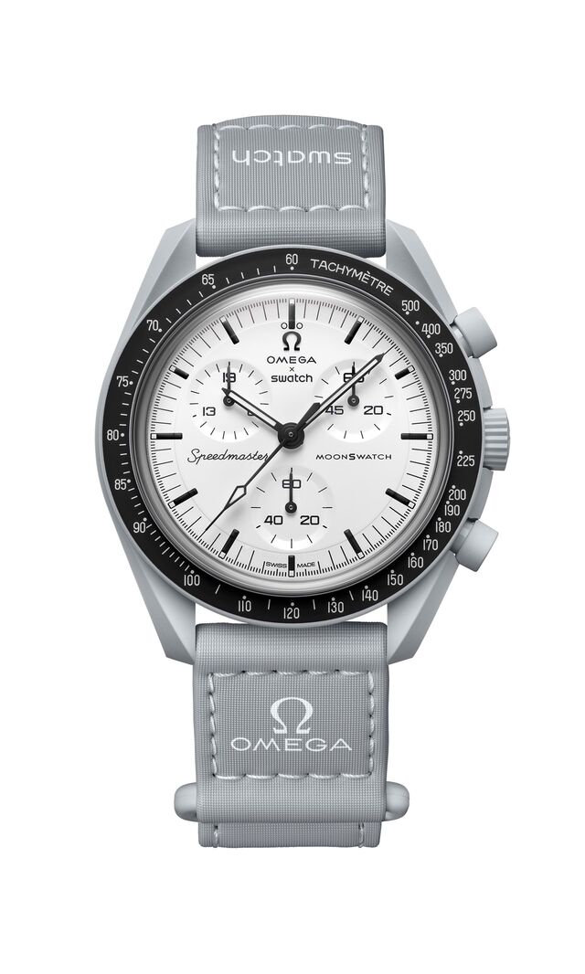 O Moonswatch 1965 celebra o Moonwatch da Omega apresentando todas as caraterísticas visuais do Speedmaster de há 60 anos