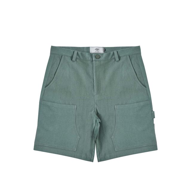 Workwear Detail Shorts // Green, SANJO, €110.