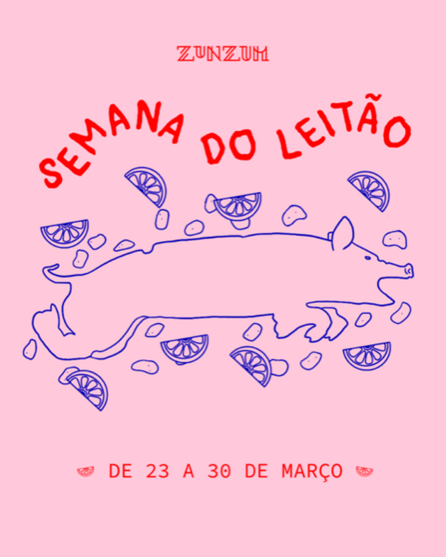 Cartaz 'Semana Do Leitão'