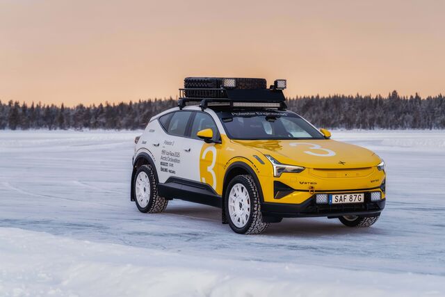 O Polestar 3 em versão Círculo Polar Ártico