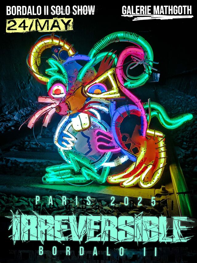 Cartaz Irreversible, de Bordalo II