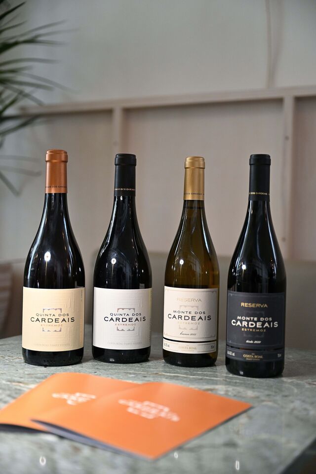 Garrafas 'Quinta dos Cardeais' e 'Monte dos Cardeais'