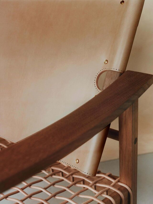 Detalhe do braço da cadeira Otzi x Zara Home