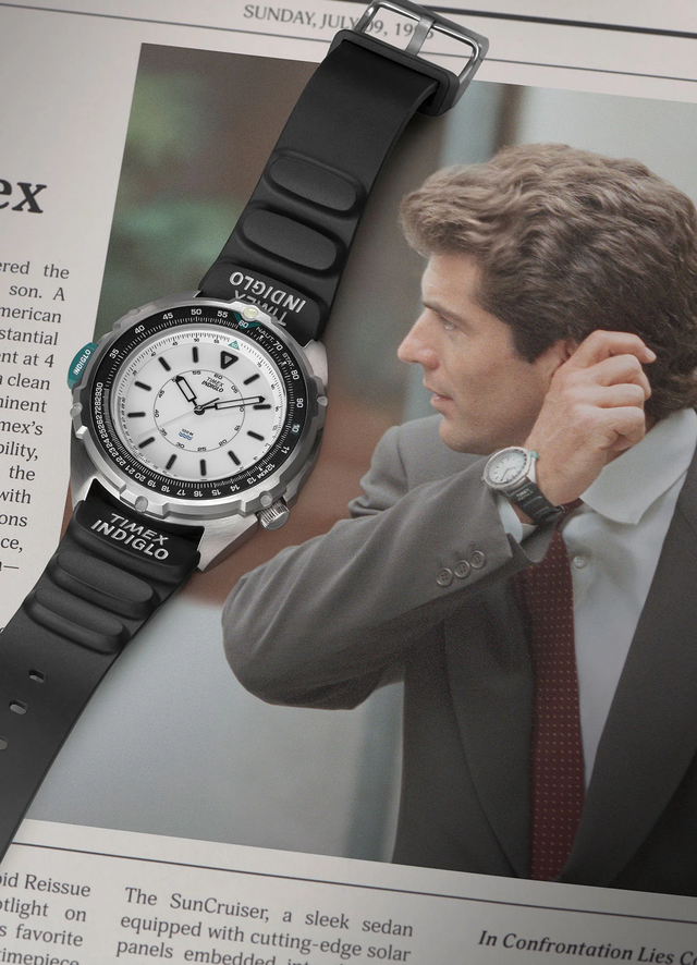 Anúncio Timex Intrepid com John F. Kennedy Jr.
