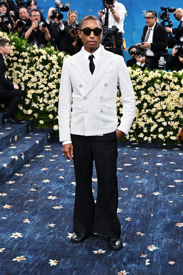 Pharrell Williams, em Louis Vuitton.